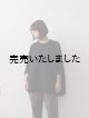 画像: jujudhau(ズーズーダウ) SMALL NECK SHIRTS-スモールネックシャツ-リネンコットンブラック