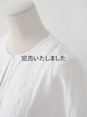 画像6: jujudhau(ズーズーダウ) BIB TUNIC-ビブチュニック- リネンコットンホワイト