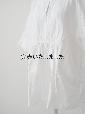 画像7: jujudhau(ズーズーダウ) BIB TUNIC-ビブチュニック- リネンコットンホワイト