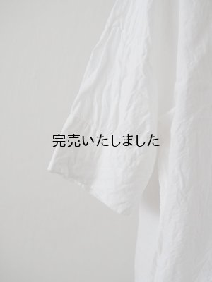 画像8: jujudhau(ズーズーダウ) BIB TUNIC-ビブチュニック- リネンコットンホワイト