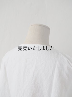画像10: jujudhau(ズーズーダウ) BIB TUNIC-ビブチュニック- リネンコットンホワイト