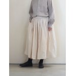 画像: jujudhau(ズーズーダウ) GATHER SKIRT-ギャザースカート- ネップ