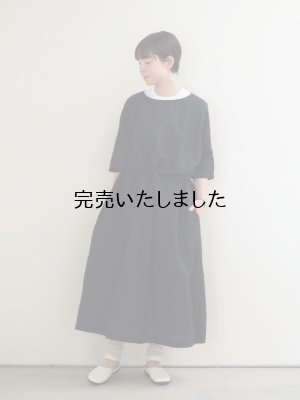 jujudhau(ズーズーダウ) KINCHAKU DRESS-キンチャクドレス- リネン