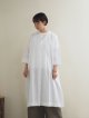 画像: jujudhau(ズーズーダウ) DAIKEI DRESS-ダイケイドレス- リネンコットンホワイト