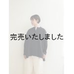 画像: jujudhau(ズーズーダウ) STAND COLLAR SHIRTS-スタンドカラーシャツ-コットンブラック