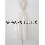 画像: GATHER SKIRT-ギャザースカート- ヘリンボーンナチュラル