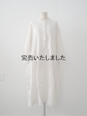 画像1:  jujudhau(ズーズーダウ) STAND COLLAR DRESS-スタンドカラードレス- H.B NATURAL