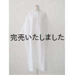 画像: jujudhau(ズーズーダウ) DAIKEI DRESS-ダイケイドレス- リネンコットンホワイト