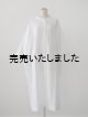 画像: jujudhau(ズーズーダウ) DAIKEI DRESS-ダイケイドレス- リネンコットンホワイト