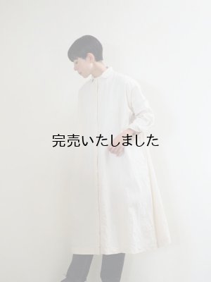 画像1: jujudhau(ズーズーダウ) SHIRTS DRESS-シャツドレス-ネップナチュラル