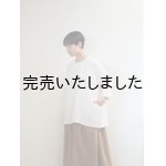 画像: jujudhau(ズーズーダウ) SMALL NECK SHIRTS-スモールネックシャツ- ネップナチュラル