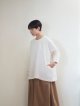 画像: jujudhau(ズーズーダウ) SMALL NECK SHIRTS-スモールネックシャツ- ネップナチュラル