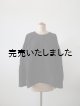 画像: jujudhau(ズーズーダウ) FLY FRONT SHIRTS-フライフロントシャツ- リネンコットンブラック