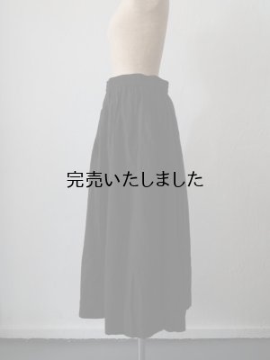 jujudhau(ズーズーダウ) GATHER SKIRT-ギャザースカート-ダーク