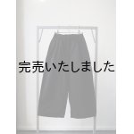 画像: jujudhau(ズーズーダウ) WIDE PANTS-ワイドパンツ-キャンバスブラック