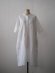 画像1: jujudhau(ズーズーダウ) STAND COLLAR DRESS-スタンドカラードレス- LINEN COTTON WHITE