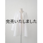 画像: jujudhau(ズーズーダウ) SHIRTS JACKET-シャツジャケット- LINEN COTTON WHITE