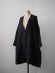 画像4: jujudhau(ズーズーダウ) V NECK COAT-Vネックコート- LINEN H.B.BLACK