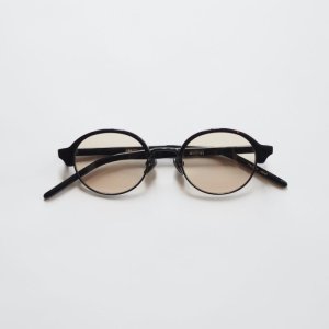 画像1: kearny eye wear(カーニーアイウェア) nupuri bkack×black brown lens