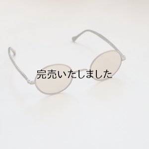 画像1: kearny eye wear(カーニーアイウェア) gravel-1 green stone×beige(coarse tea lens)
