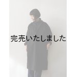 画像: Le Laboureur(ルラブルール)-BLOUSE AUVERGNATE-プルオーバースモックシャツ ブラック