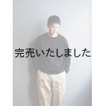 画像: LA MOND(ラモンド) TWILL TRACK PULLOVER-ブラック