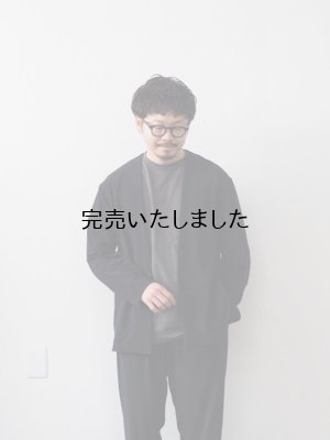 画像1: LA MOND(ラモンド) PREMIUM STRETCH CARDIGAN JACKET-ダークネイビー