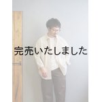 画像: LA MOND(ラモンド) BOLD DURABLE SHIRTS JACKET-ホワイトベージュ