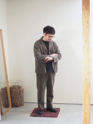 画像20: ENDS and MEANS(エンズアンドミーンズ) Grandpa Cord Trousers グレーカーキ