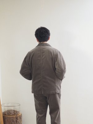 画像3: ENDS and MEANS(エンズアンドミーンズ) Work Jacket グレーカーキ