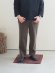 画像1: ENDS and MEANS(エンズアンドミーンズ) Grandpa Cord Trousers グレーカーキ