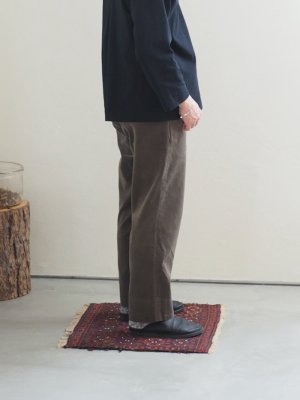 画像2: ENDS and MEANS(エンズアンドミーンズ) Grandpa Cord Trousers グレーカーキ