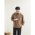 画像: ENDS and MEANS(エンズアンドミーンズ) Aldous Shirts ピーカンブラウン