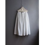 画像: DUI JUJUDHAU(デュイ ズーズーダウ)GATHER SKIRT L/C WHITE