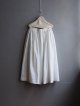 画像: DUI JUJUDHAU(デュイ ズーズーダウ)GATHER SKIRT L/C WHITE