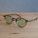 画像1: kearny eye wear(カーニーアイウェア) "acekearny" milton II smoke khaki×brown(green lens)