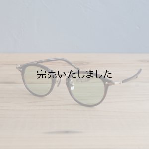 画像1: kearny eye wear(カーニーアイウェア) "acekearny" milton II demi brown×gold(green lens)