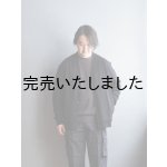 画像: LAMOND(ラモンド) HEAVY JERSEY CARDIGAN ブラック