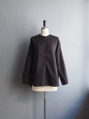 画像1: jujudhau(ズーズーダウ) 12BUTTON SHIRTS-12ボタンシャツ-ブラウン