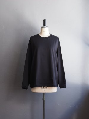 画像1: Still By Hand(スティルバイハンド) サドルスリーブカットソー ブラックネイビ