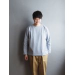 画像: LA MOND(ラモンド) ORGANIC COTTON BASQUE SHIRT-サックス