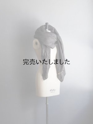 画像1: HONNETE(オネット) Wide Stole-ワイドストール アラビックグレー