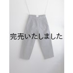 画像: Still By Hand(スティルバイハンド) 10oz ツータックデニムパンツ ネイビー