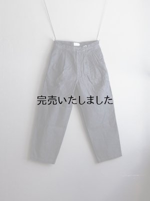 画像1: Still By Hand(スティルバイハンド) 10oz ツータックデニムパンツ ネイビー