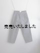 画像: Still By Hand(スティルバイハンド) 10oz ツータックデニムパンツ ネイビー