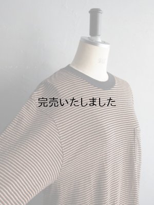 画像12: ENDS and MEANS(エンズアンドミーンズ) Horizontal Stripe L/S Tee ブラックストライプ