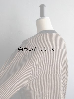 画像20: ENDS and MEANS(エンズアンドミーンズ) Horizontal Stripe L/S Tee ブラックストライプ