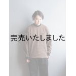 画像: ENDS and MEANS(エンズアンドミーンズ) Horizontal Stripe L/S Tee ブラックストライプ