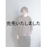 画像: LA MOND(ラモンド) BASQUE SHIRT-ネイビー×ベージュ