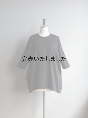 画像1: jujudhau(ズーズーダウ) SMALL NECK SHIRTS-スモールネックシャツ- ブラック